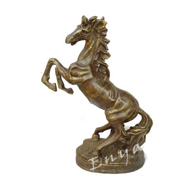 Cast Iron Running Horse Sculpture Outdoor Antique Horse Statues