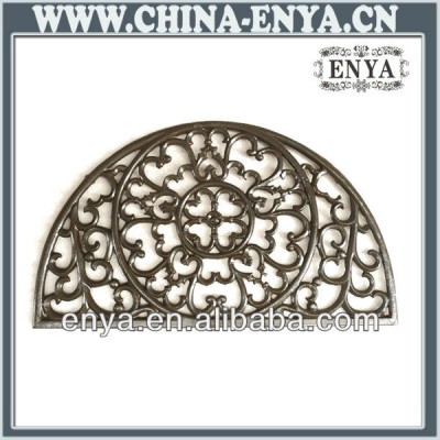 Half Moon Shape Cast Iron Doormat