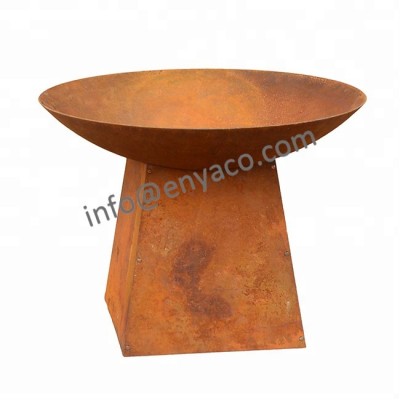 Rustic Garden D 80 cm Garden Steel Fire Pit Outdoor