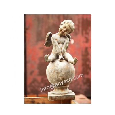 Antique Metal Garden Angel Fairy Figurines Wholesale