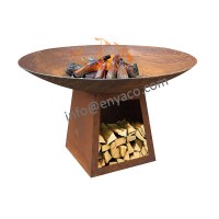 Bonfire Backyard, outdoor fire pit bowl conten steel